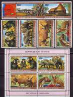 SENEGAL - PARC NATIONAL -  Elephants, Monkeys, Hyenas- **MNH - 1980 - Affen