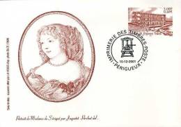 Imprimerie Des Timbres à Périgueux - Portrait De Madame De Sévigné - Sonderganzsachen