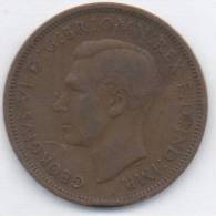 GRAN BRETAGNA HALF PENNY 1937 - C. 1/2 Penny