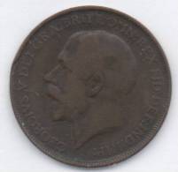 GREAT BRITAIN / GRAN BRETAGNA - GEORGE V - 1 PENNY ( 1912 ) - D. 1 Penny