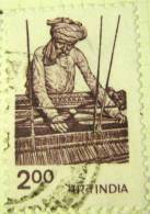 India 1979 Hand Loom Weaving 2.00 - Used - Gebruikt