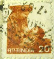 India 1981 Breast Feeding 20 - Used - Oblitérés