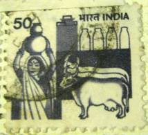 India 1982 Milk Production Agriculture 50 - Used - Used Stamps