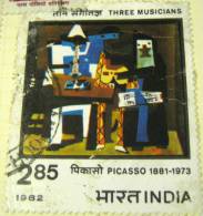 India 1982 Picasso Painting The Three Musicians 2.85 - Used - Gebruikt