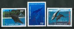 1994 Polinesia Vita Marina Marine Life Pesci Fish Fische Poissons Set MNH** Po7 - Dolphins