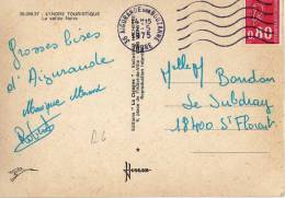 Postal Aigurande Sur Bouzanne 1975 Francia - Brieven En Documenten