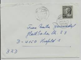 =LUXEMBURG Brief  1989 - Storia Postale