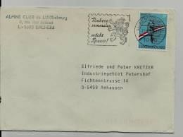 =LUXEMBURG Brief 1989 - Lettres & Documents