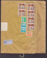 Hong Kong Airmail Par Avion Registered Einschreiben Recommandée 1993 Cover Denmark 2 $,  5 ¤, 2- & 3-Stripe 10 $  !! - Covers & Documents