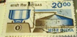 India 1988 Bio Gas 20.00 - Used - Gebruikt