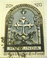 India 1972 19th Death Centenary St Thomas 20p - Used - Used Stamps