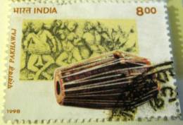 India 1998 Pakhawaj 8.00 - Used - Used Stamps
