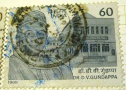 India 1988 Dr D V Gundappa 60 - Used - Used Stamps