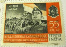 India 1964 67th Birth Anniversary Of Netaji Subhas Chandra Bose 55np - Used - Usados