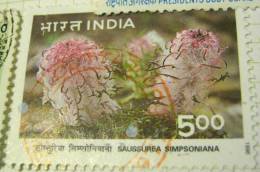 India 1996 Saussurea Simpsoniana 5.00 - Used - Oblitérés