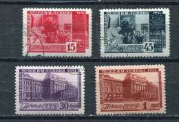 Russia/USSR 1941 Sc 852-5 MI  421-4 Used/MH Lenin's Museum Cv 110 Euro - Used Stamps