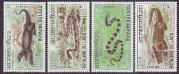 LAOS -  SNAKES  - **MNH - 1968 - Schlangen