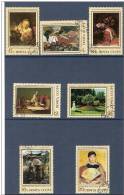 Painting 1973 USSR Used 7 Stamps Mi 4187-93 Frans Sneiders, Rembrant, Yan Steen, Chardin, Monet, Bastien Lepage. Renoir - Rembrandt