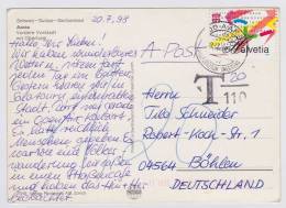 Schweiz AK 1998, Taxiert (w041) - Briefe U. Dokumente