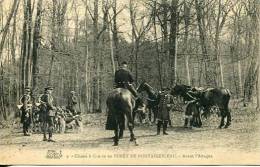 N°22527 -cpa Chasse à Courre Forêt De Fontainebleau -avant L´attaque- - Chasse