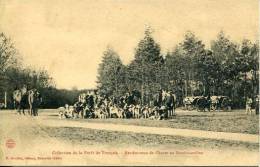 N°22536 -cpa Forêt De Tronçais -rendez Vous De Chasse Au Rond Gardien- - Chasse