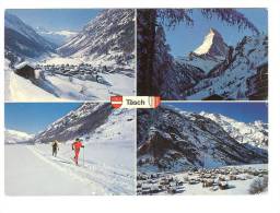 C1108 Tasch - Breithorn - Matterhorn - Langlauf - Weisshorn / Viaggiata 1981 - Täsch