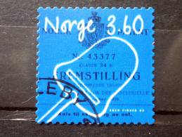 Norway - 1999 - Mi.nr.1299 - Used - Norwegian Inventions - Cheese Slicer - Self-adhesive - Gebraucht