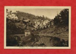 * Gorges D´OLLIOULES-Vieux Pont Sur La Reppe; En Haut à Gauche, Le Château D´Evenos - Ollioules