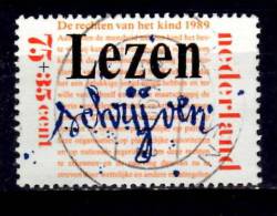 Netherlands1989 75 + 35c Education Semi Postal Issue #B649 - Gebruikt