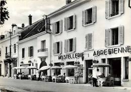 Isere -gd  Format -ref H78- Les Abrets -hostellerie Abresienne -route De Grenoble  - Carte Bon Etat - - Les Abrets