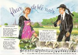 CARTE POSTALE - FLEUR DE BLE NOIR - Music