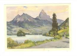 C1123 Lauerzersee - Acquerello / Non Viaggiata - Lauerz