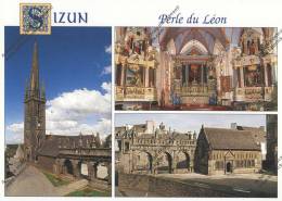 SIZUN Finistère 29 : Clocher église Arc De Triomphe Ossuaire  Perle Du Léon - Sizun