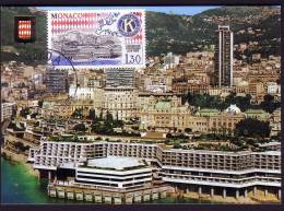 Carte-Maximum Monaco N°Yvert 1230 (PALAIS Des CONGRES) Obl Monaco 1er Jour - Cartes-Maximum (CM)