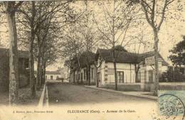 CPA (32)  FLEURANCE    Avenue De La Gare - Fleurance