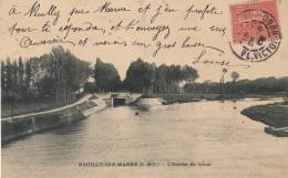 ( CPA 93 )  NEUILLY-SUR-MARNE  /  L' Entrée Du Canal  - - Neuilly Sur Marne