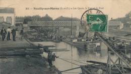 ( CPA 93 )  NEUILLY-SUR-MARNE  /  Les Quais, Le Port Et Le Pont  - - Neuilly Sur Marne