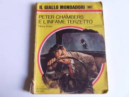 P123 Collana I Gialli Mondadori, N.1067, Peter Chambers E L'infame Terzetto, Kane, 1969, Giallo Poliziesco, Vintage - Policiers Et Thrillers