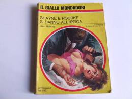 P130 Collana I Gialli Mondadori, N.966, Shayne E Rourke Si Danno All'ippica, Halliday, 1967, Giallo Poliziesco, Vintage - Policíacos Y Suspenso