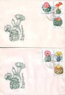 DDR / GDR - Mi-Nr 2802/2807 FDC (l348)- - Cactusses