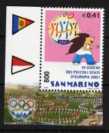 Karaté- San Marin 1753 NMH- Jeux Des Petits Etats D´Europe 2001 - Non Classificati