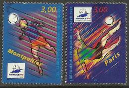 FRANKREICH France 1996/1997 Fussball Football Soccer Michel 3155 & 3221 O - Fußball-Europameisterschaft (UEFA)