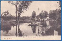 CPA - ESSONNE - MENNECY - RENDEZ-VOUS DE PÊCHE - Barque Animée  - Vasse éditeur - Mennecy