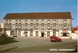 WISSANT-PLACE DE VERDUN-HOTEL NORMANDY-publicité Bière Kronenbourg-automobiles - Wissant