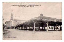 BEAUMONT DE LOMAGNE : "La Halle Construction Remontant à La Fondation De La Ville" - Beaumont De Lomagne