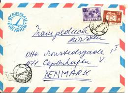 Romania Air Mail Cover Sent To Denmark 1-4-1981 - Storia Postale