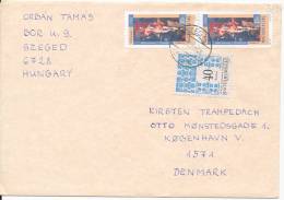 Hungary Cover Sent To Denmark 8-4-1998 - Cartas & Documentos