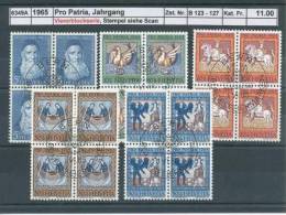 PP1965 - Pro Patria 1965 En Bloc De 4 Obl. 1er Jour - Used Stamps