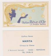 CARTE PARFUMEE L.T. PIVER  REVE D'OR - Non Classificati