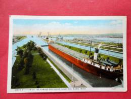 Soo Locks Sault Ste Marie Mi  1926 Cancel  Vintage Wb= ===== =  Ref  651 - Other & Unclassified